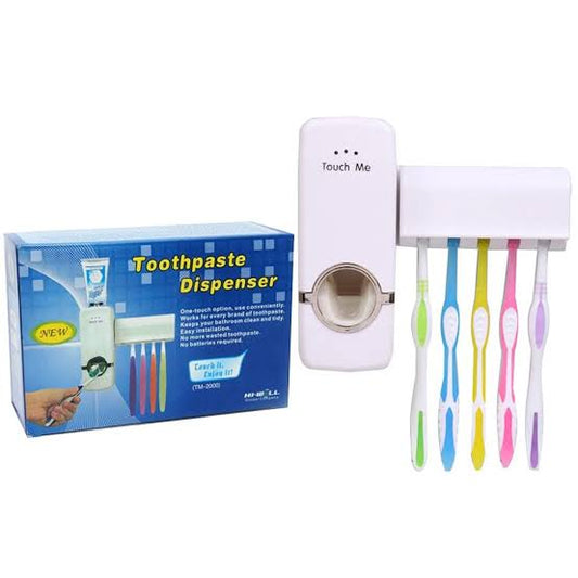 Automatic tooth paste dispenser