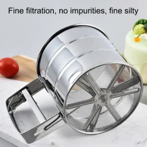 Stainless Steel Flour Cup Sifter Strainer